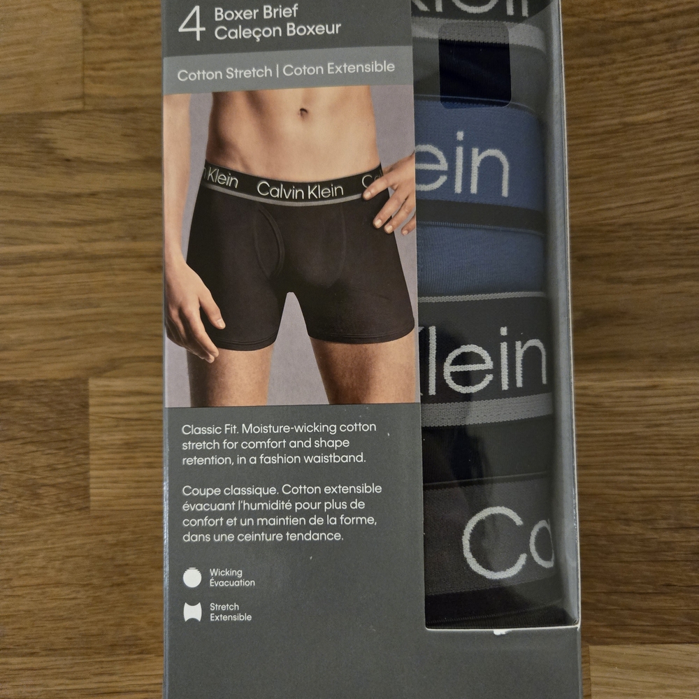 Calvin Klein Men's Boxer Briefs - Black and Blue Pack